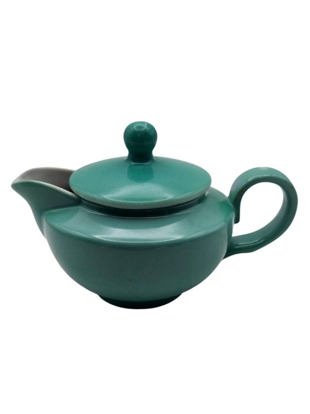 Vintage Shafford China Hand Painted Green Porcelain Creamer W/ Lid Japan MCM